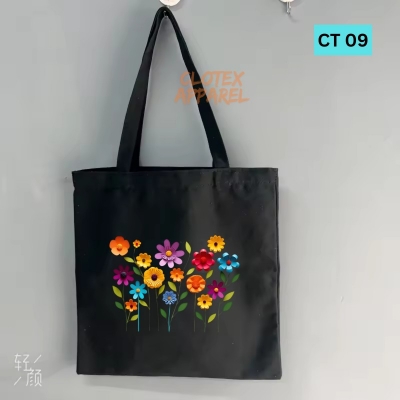 Picture of BtownBeautiful Designed Cotton Canvas Tote Bag With Zipper. [C T 09]