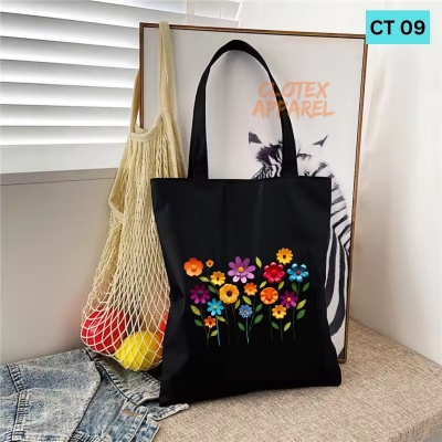 Picture of BtownBeautiful Designed Cotton Canvas Tote Bag With Zipper. [C T 09]