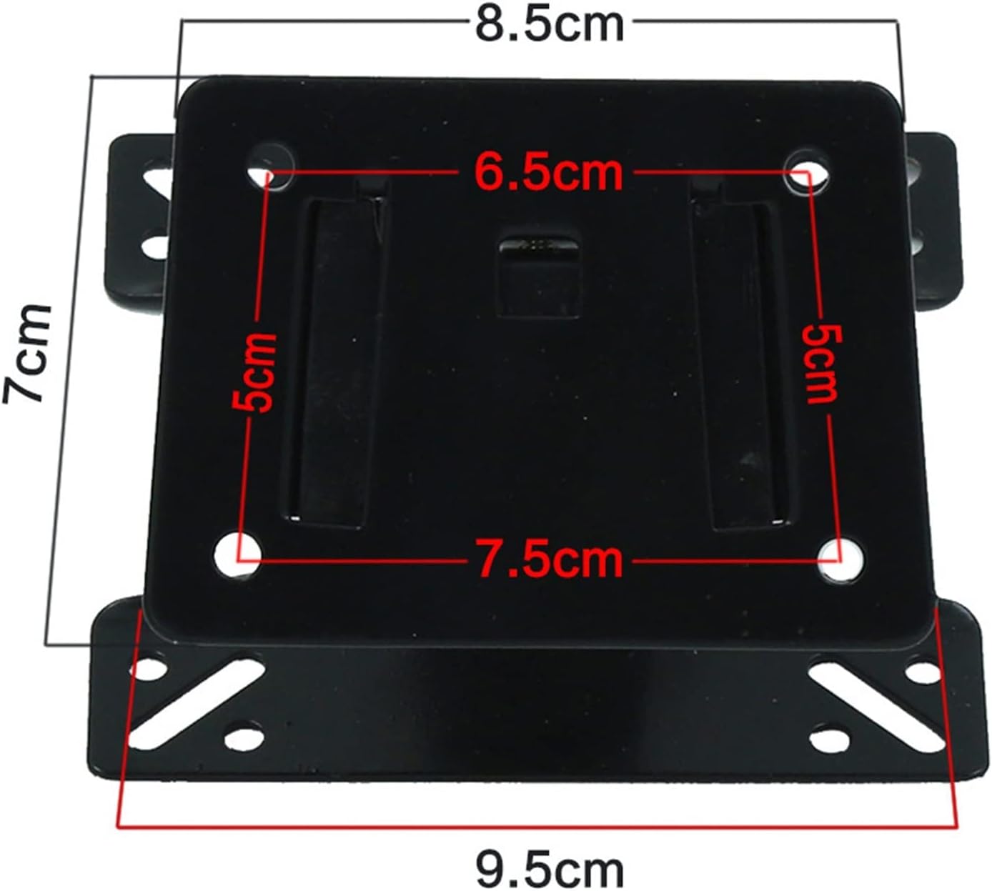 Picture of LED LCD TV Wall Mount Bracket Monitor Holder 14-24 inch 180 Degree Swivel Tilt Black