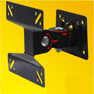 Picture of LED LCD TV Wall Mount Bracket Monitor Holder 14-24 inch 180 Degree Swivel Tilt Black