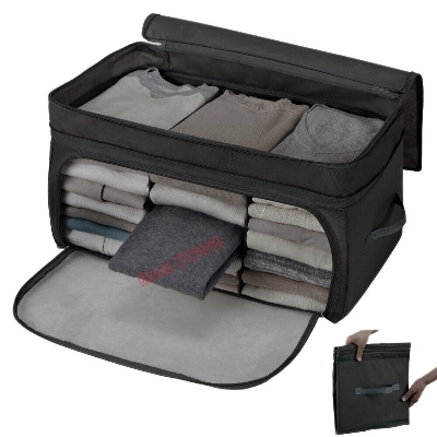 Picture of Premium Quality Cloth Storage Bag With Divider Large Capacity Cloth Organizer Bag