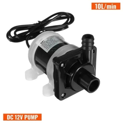 Picture of DC 12V Solar Powered Water Pump Motor  Brushless Magnetic Submersible Water Pumps For Fish Tank Water Supply Black,150 gm