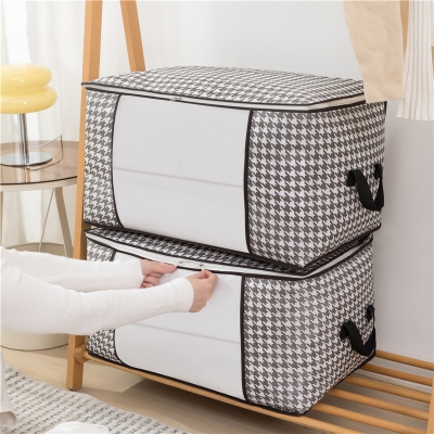 Picture of Premium Printed Quilt & Cloth Storage Bag - Blanket & Winter Clothes Organizer