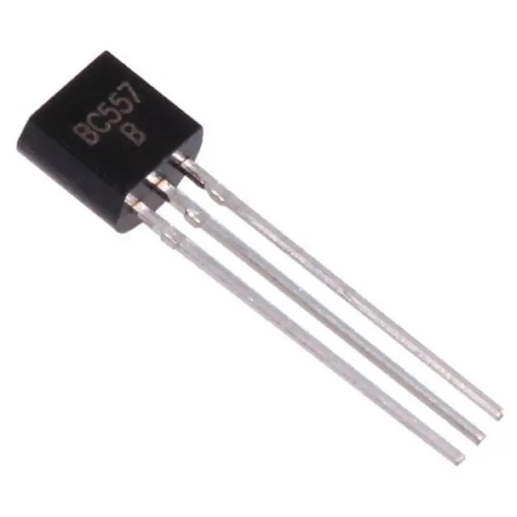 Picture of BC557 PNP Transistor ( 10 pcs ) Black