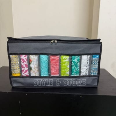 Picture of New Stylish font poly Transparent 9gard Cloths Storage Organizer With Cover