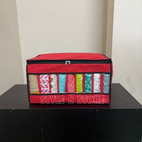 Picture of New Stylish font poly Transparent 9gard Cloths Storage Organizer With Cover