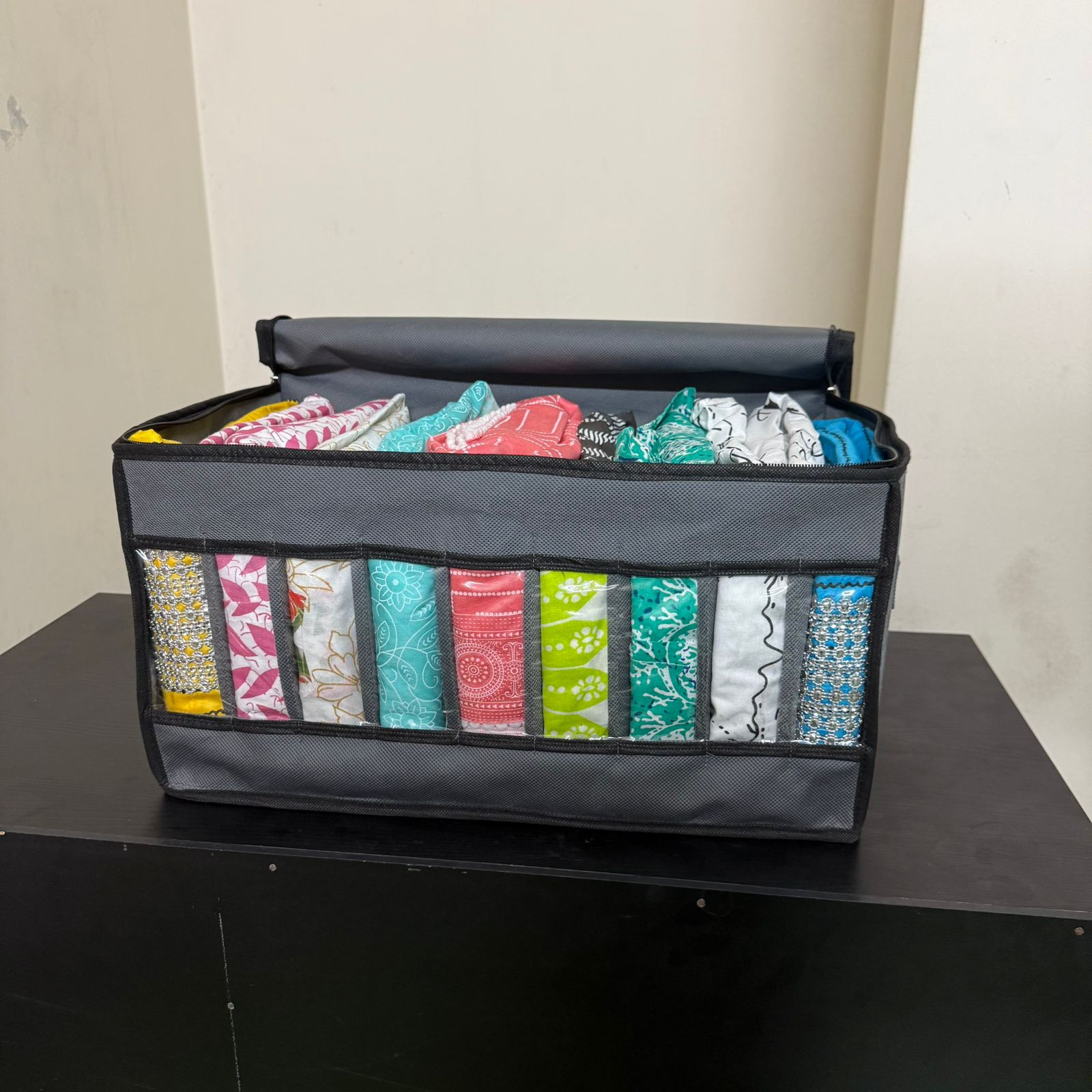 Picture of Transparent 9gard Cloths Storage Organizer With Cover