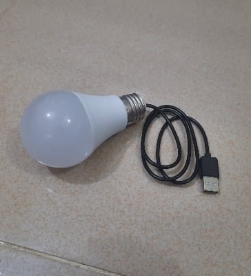 Picture of 5 volt and 5 watt white light Mini USB LED light bulb You can also use from mobile with OTG converter White