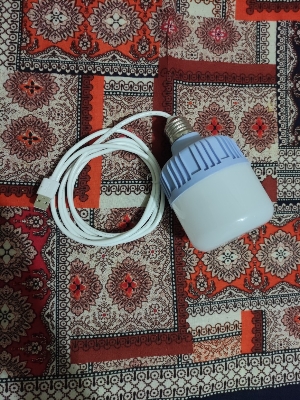 Picture of USB Bulb Light for Power Bank Portable 20 Watt Light for use Indoor, Outdoor, Reading, Sleeping White