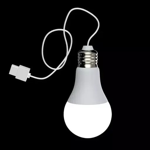 Picture of USB Bulb Light for Power Bank Portable 12W Light for use Indoor, Outdoor, Reading, Sleeping White