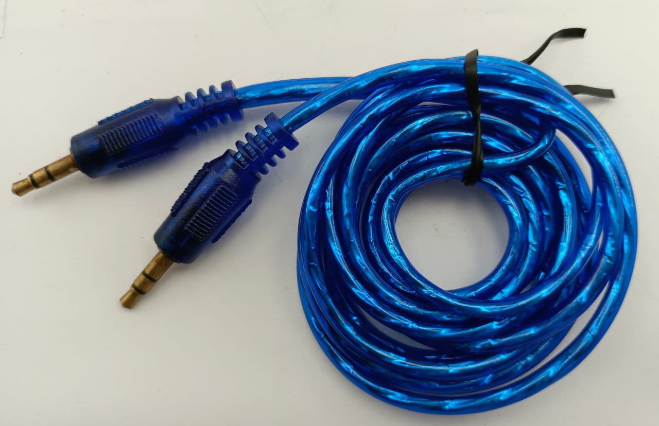 Picture of Aux Cable 1 Meter  3.5mm Stereo Premium Auxiliary Audio Cable - for Smart Audio multicolor
