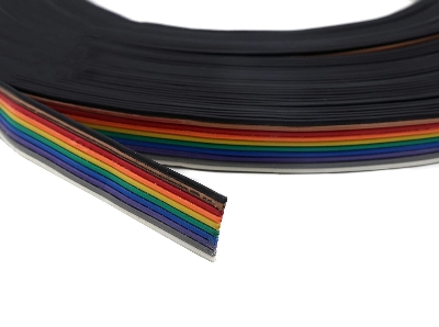 Picture of Multicolor Flat Ribbon Cable 10 wire (Pack of 1 meter) Multicolor