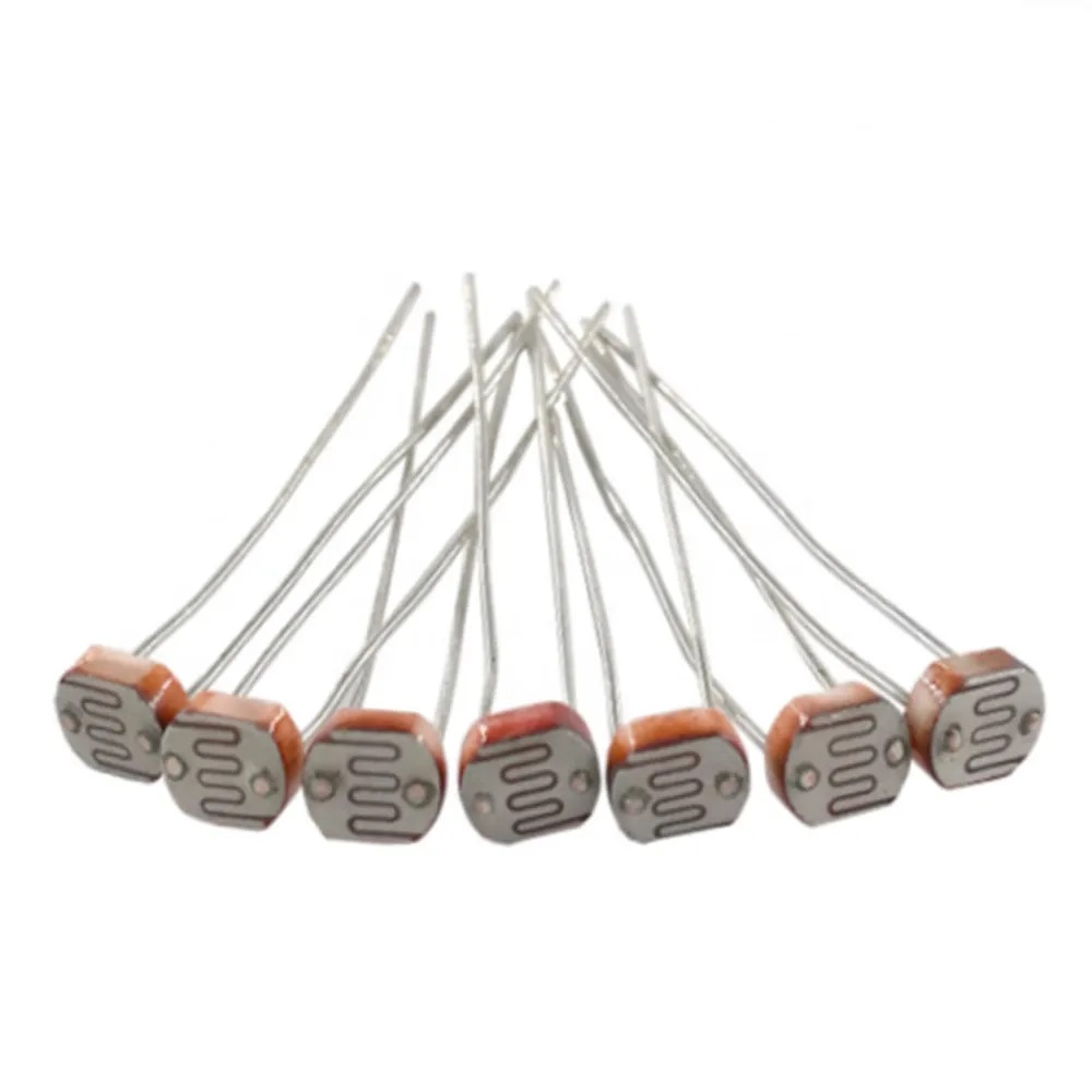Picture of 5 Ps 5mm LDR Light Dependent Resistor Gold