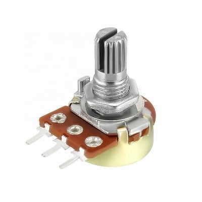 Picture of 3 Pin B10K Potentiometer 10K Ohm 2 Ps Multicolor