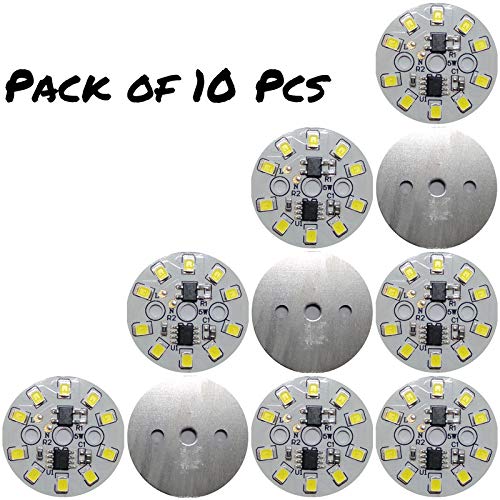 Picture of Ac220V Led Bulb Lamp Plate 5W Variant No Need Adapter Replace Led Lodine Very Low Price-10Ps White