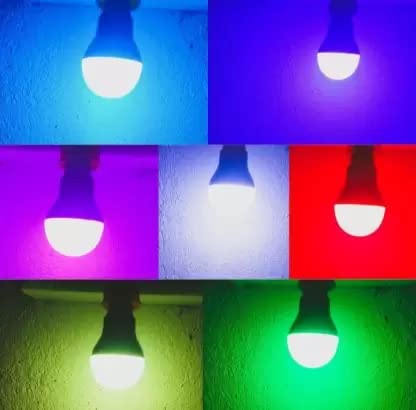 Picture of 7 Color RGB Bulb LED - Multicolor Bulb - E27 Base - 220V Household Lighting Multicolor