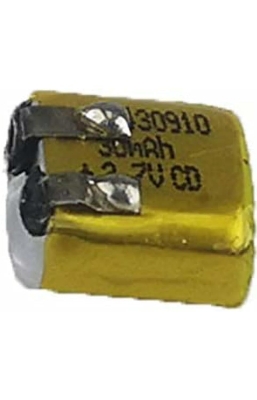 Picture of 30mAh Bluetooth Headphone Battery 3.7V 30mAh Size 10.6x9x4.30mm Lithium Polymer Rechargeable Lipo Battery For Bluetooth Headset Multicolor