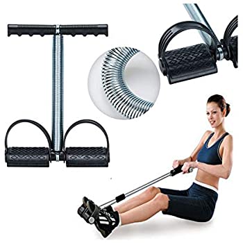 Picture of Tummy Trimmer Sit Up Pull Rope Spring Tension Foot Pedal Abdomen Leg Exerciser Tummy Trimmer Equipment Bodybuilding Home Gym Arm Waist Sport Fitness Stretching Slimming Training