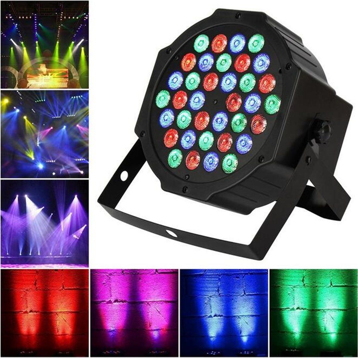Picture of Sound Active 36 LED Stage Light Mini Party KTV Disco Laser Lamp Wedding Lighting