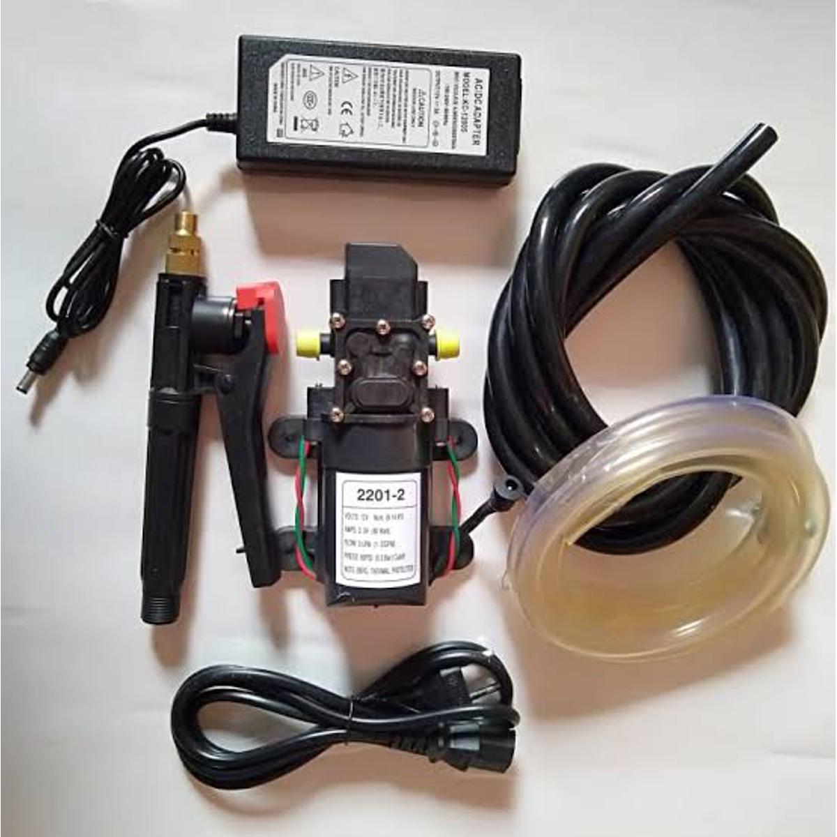 Picture of Portable Bike Car Washer Combo Water Pump Hose Pipe Spray Gun Full Set