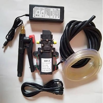 Picture of Portable Bike Car Washer Combo Water Pump Hose Pipe Spray Gun Full Set