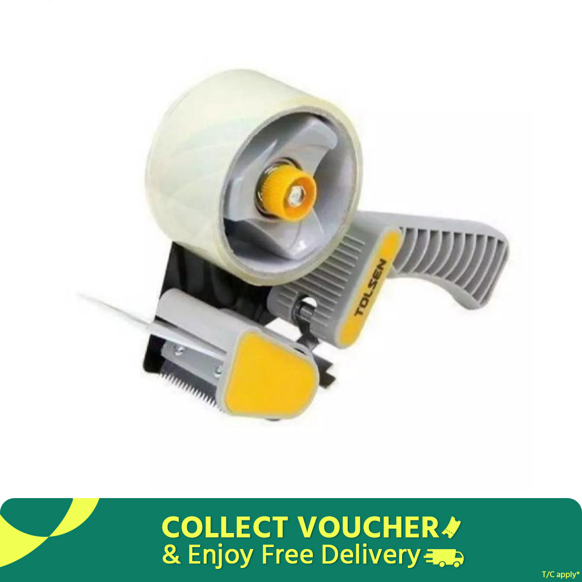Picture of TOLSEN Heavy Duty Hand Held Tape Dispenser with Free 1pc Tolsen Roll Tape 50000