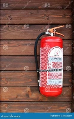 Picture of Fire Extinguisher ABC Dry Chemical Powder 05 KG-Red