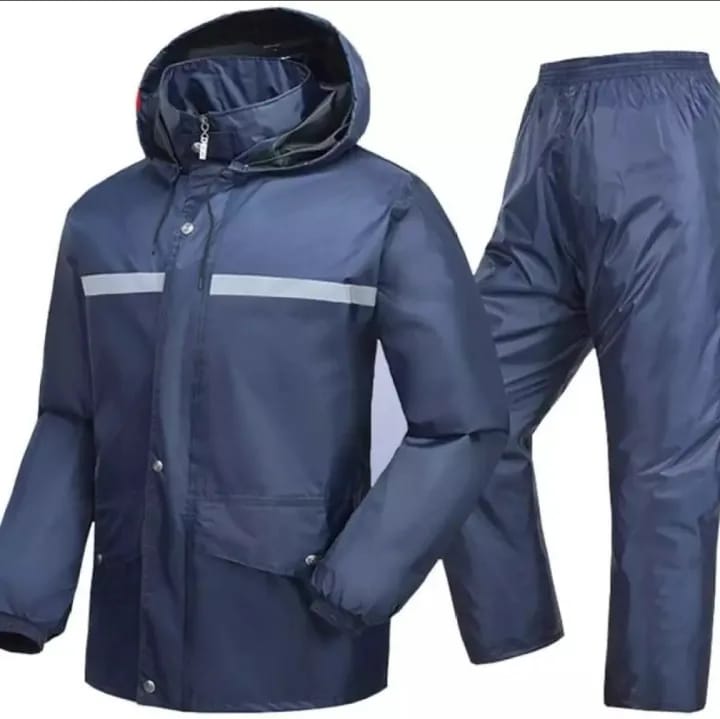 Picture of Rain Coats for Men Waterproof Jacket and Pant multicoloured free size