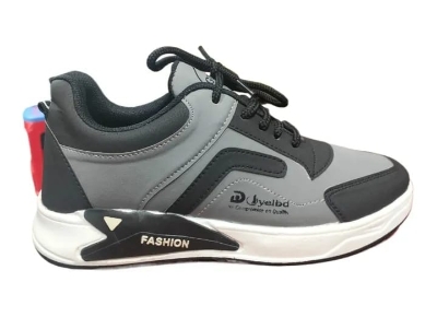 Picture of Running Sneakers Black Color Casual Lace-Up Shoes Winter And Summer Men'S Shoes - - Shoe For Boys - Shoes For Men - - Sneakers For Men - Shoe For Boys - Shoes For Men