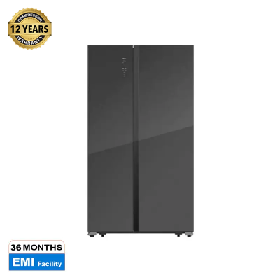 Picture of Hisense 580 Liter Side by Side No Frost Refrigerator (RS3G558NAB/BD3)