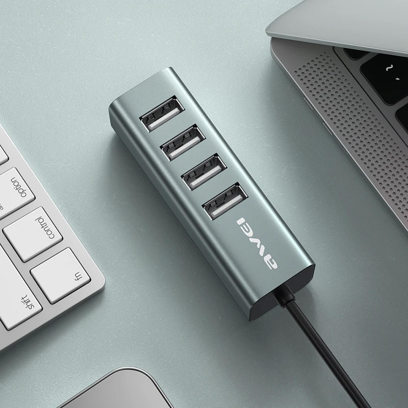 Picture of Awei CL-122 USB Extender USB 2.0 Docking Station - White