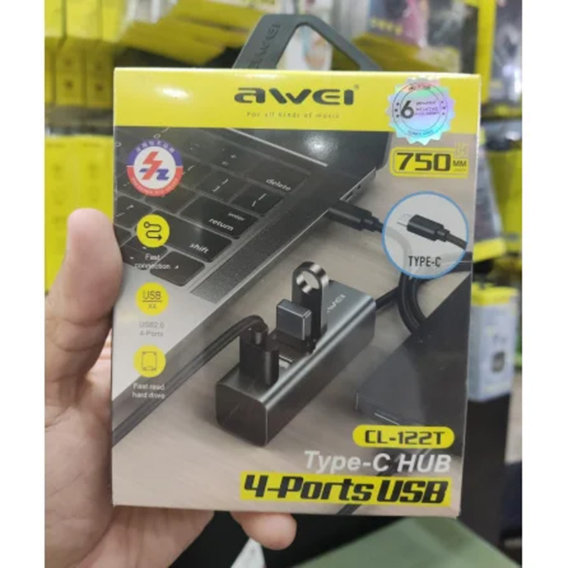 Picture of Awei CL-122T Type-C Extender Docking Station - Black