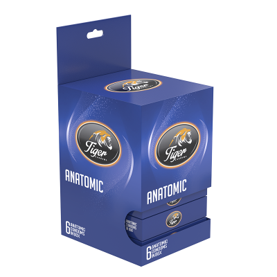 Picture of TIGER CONDOM ANATOMIC-ROSE FLAVOR (18 PCS)