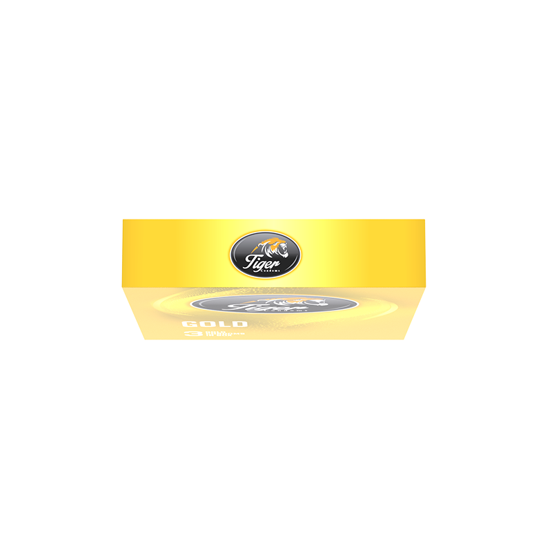 Picture of TIGER CONDOM PLAIN-GOLD BANANA FLAVOR (18 PCS)