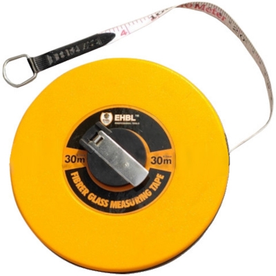 Picture of EHBL 100FT / 30M FIBRER GLASS MEASURING TAPE - Yellow