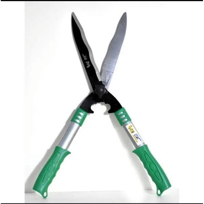 Picture of 20" Garden scissor Long handle/ Gardening handmade scissors for trimming. Pruning shears with grip handle same as picture - Green