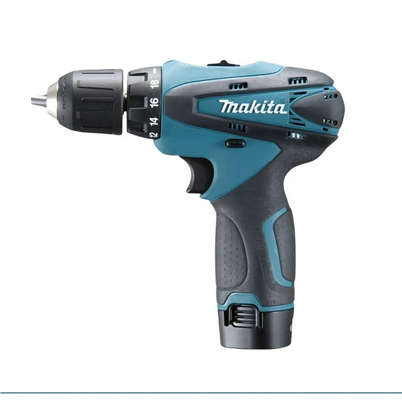 Picture of Makita Cordless Drill 12V Machine Set – 25pcs With 12V Double Battery - Green