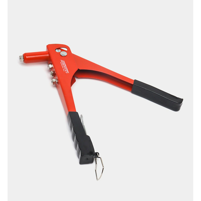 Picture of Afixs Professional Hand Rivet Gun Heavy Duty Rivet Gun Long Arm Hand Riveter 9.5" - Pink