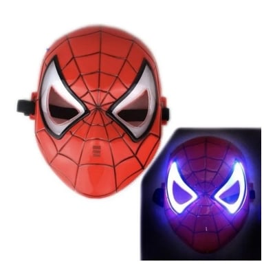 Picture of MARVEL The Avengers Super Heros Spiderman 3D LED Lighting Mask For Kids