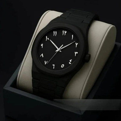 Picture of Arabic Aura Watch – Carbon Fiber Look Body with Sleek & Modern Design