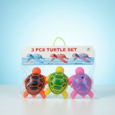 Picture of 3pcs Turtle Set pvc toy for kids for gift your kids