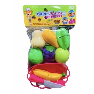 Picture of Fruit Cutter Toys for Kids, Fruit & Vegetable Cutting Game Kitchen Toy