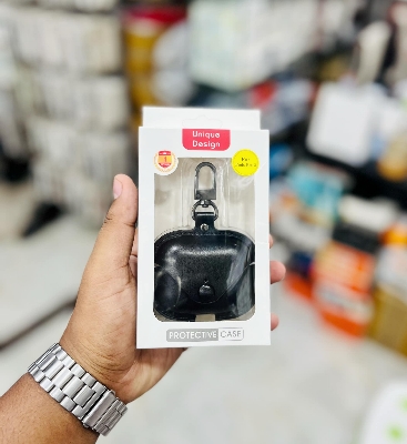 Picture of AirPods Pro-2 Magnet Leather PU Case with Hook For apple & Airpods a9 pro cover