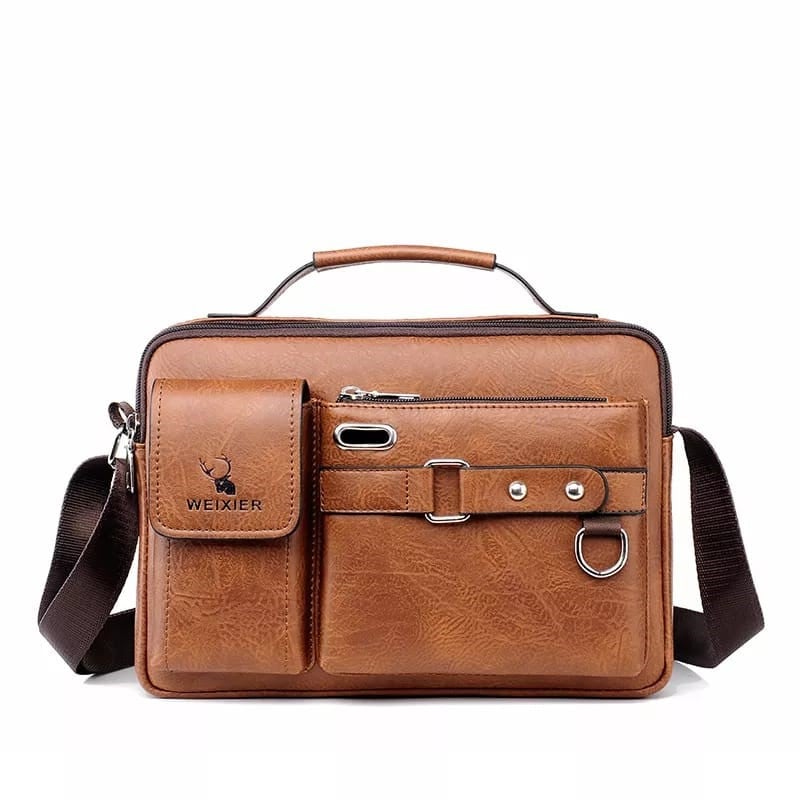 Picture of Men's PU Leather Shoulder Bag Fashion Male Real Cowhide Messenger Cross body Bag Men Business Travel Handbag Boy Phone Bag Multicolor