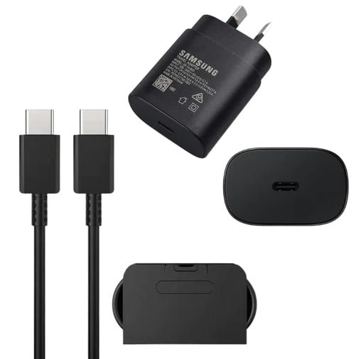 Picture of Samsung 25W Super Fast Orginal Charger Usb Type C Charger Power Adapter For Galaxy Usb-C (2 Pin) - Samsung PD Charger