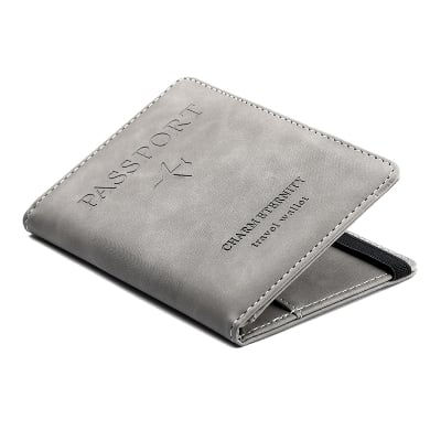 Picture of Multi-Function Passport Cover Holder Dedit or Credit Card Holder Wallet Passport Cover Case