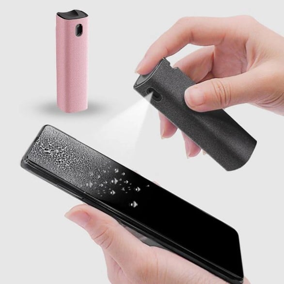 Picture of Screen Cleaner 3-in-1 Touchscreen Mist Cleaner Spray and Microfiber Cloth Built-in Cleaning Solution Portable Reusable Fingerprint-Proof Spray Bottle for Phone Laptop iPad TV Monitor Car Screen