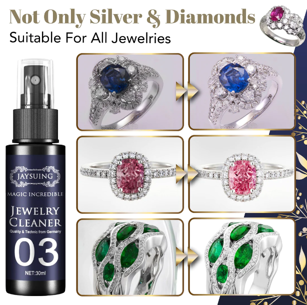 Picture of Versatile Jewelry Cleaner Anti-Tarnish Quick Jewellery Cleaning Spray for Watch Diamond Silver Gold Jewelry All-Purpose Cleaner Household Cleaning Chemicals- Avant-garde