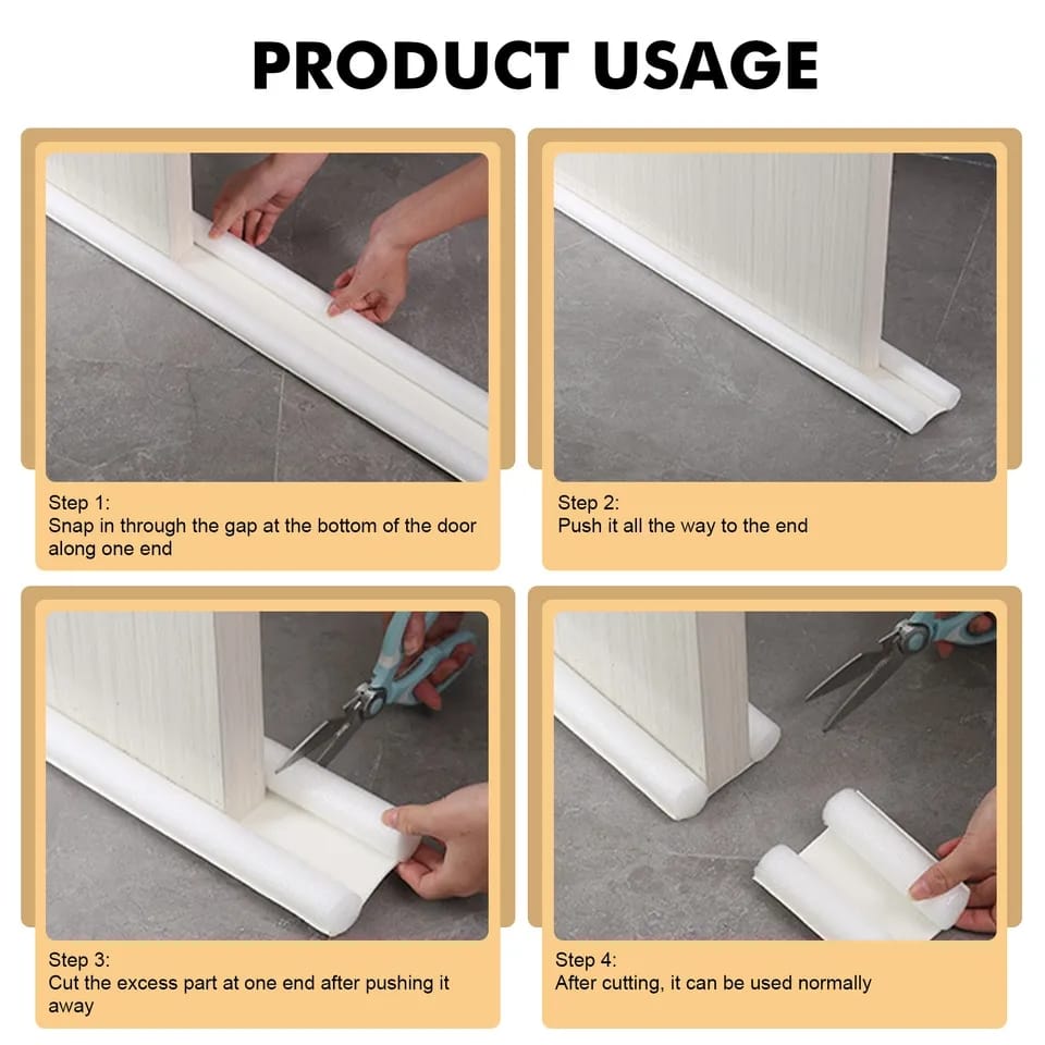 Picture of Door Gap Door bottom Seal Strip, Dust Stopper, Insect & AC Air Stopper