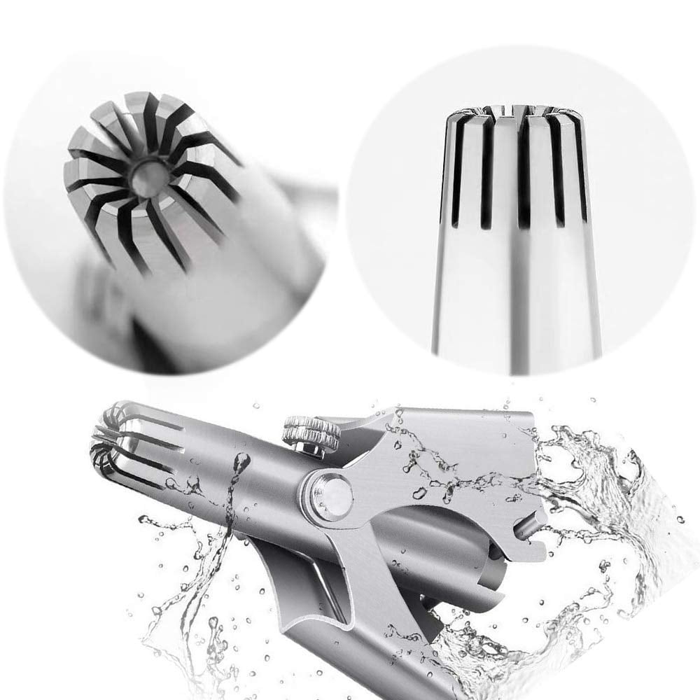 Picture of Men's Nose Hair Trimmer Stainless Steel Manual Trimmer Suitable For Nose Hair Razor Washable Portable Nose Hair Trimmer